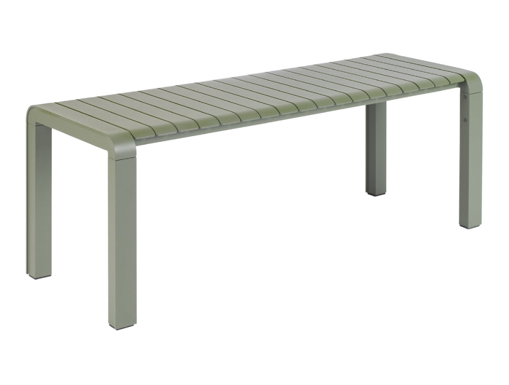 Portia Outdoor Bench 1295x450 Green