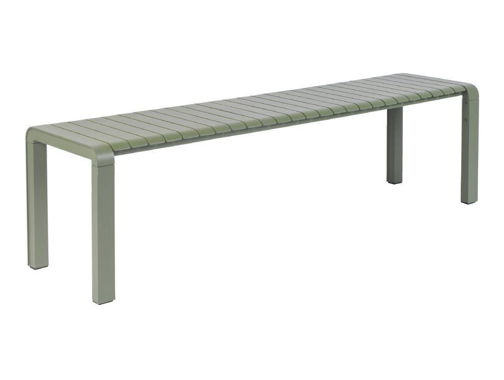 Portia Outdoor Bench 1750x450 Green