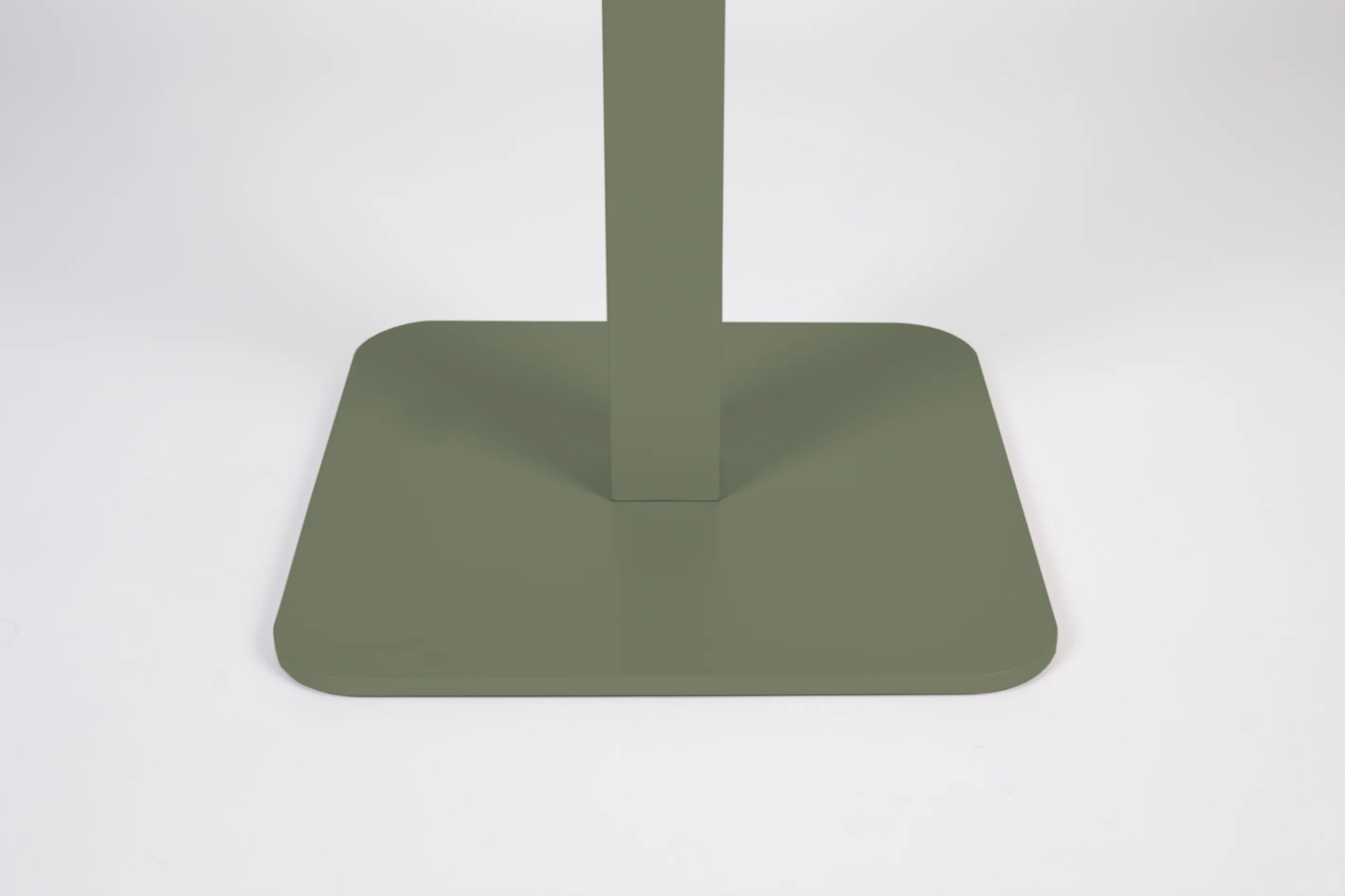 Portia Outdoor Dining Table Green Base Detail