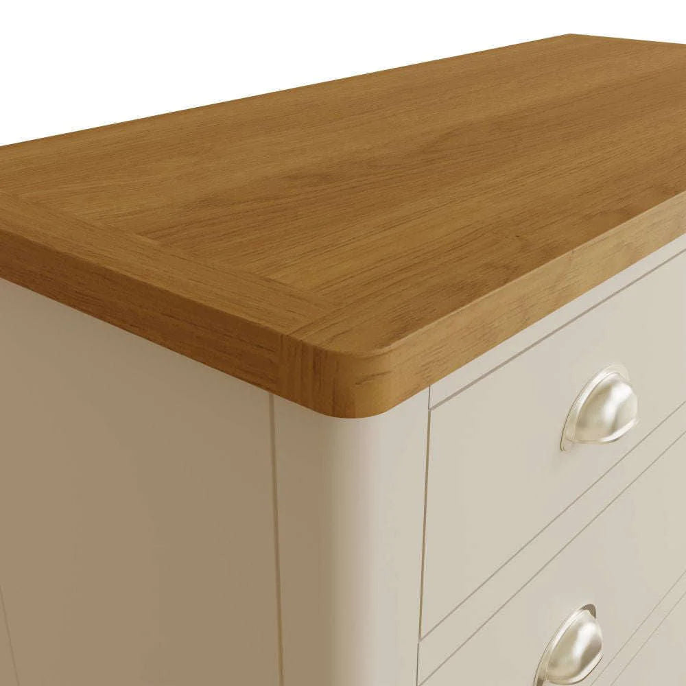 Remy 3 2 Drawer Chest Truffle Top Edge Detail