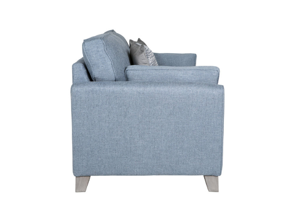 Remy 3 Seater Sofa Blue 3