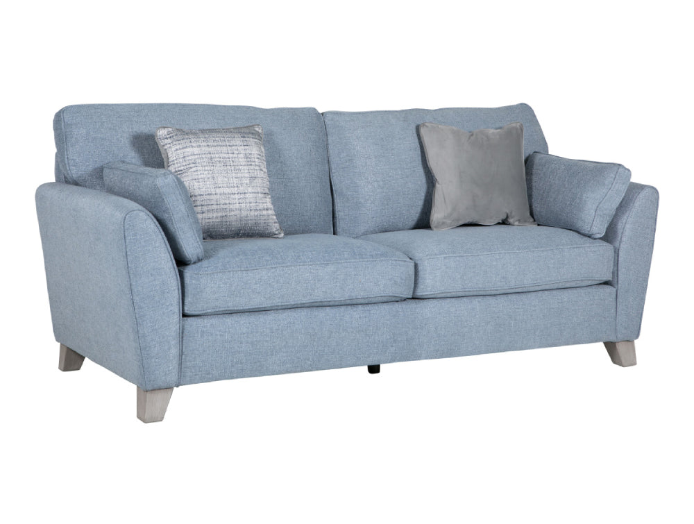 Remy 3 Seater Sofa Blue