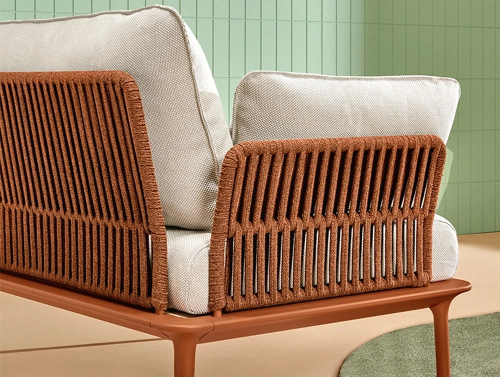 Reva Twist Lounge Outdoor Armchair Side Detail