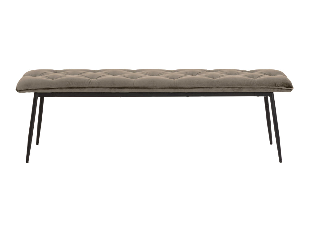 Rica Upholstered Bench Beige 2