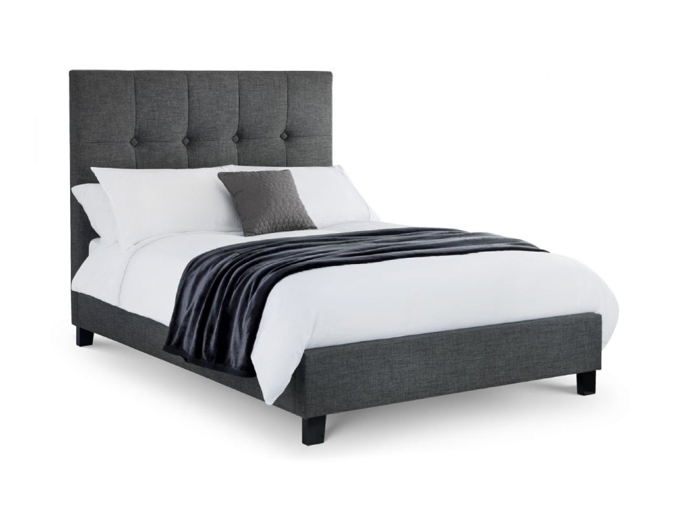 Roberto High Headboard Bed Slate Grey