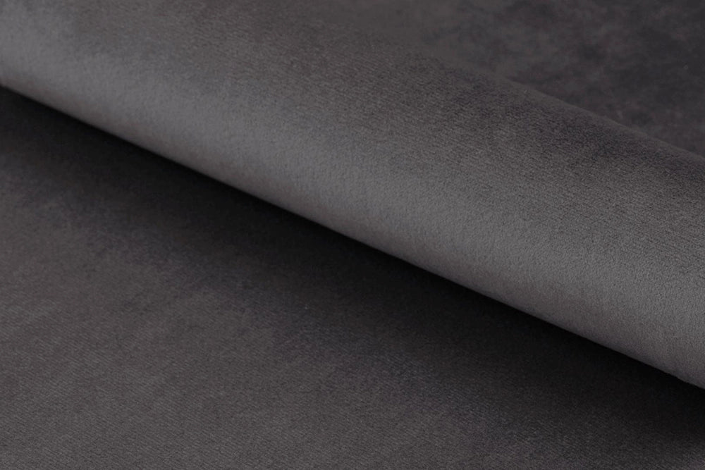 Robin Bar Stool with Footrest Dark Grey Fabric Detail