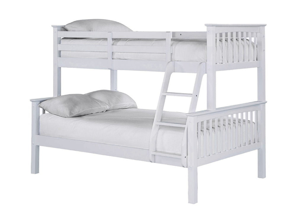 Robson White Bunk Bed 3'0" and 4'6"