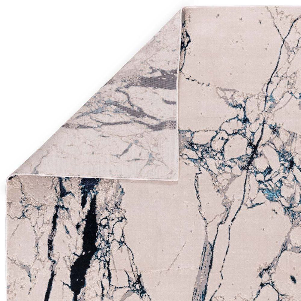 Romey Metallic Floor Rug 4