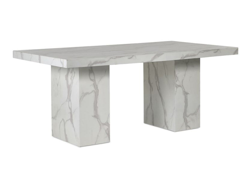 Ryker Marble Dining Table White