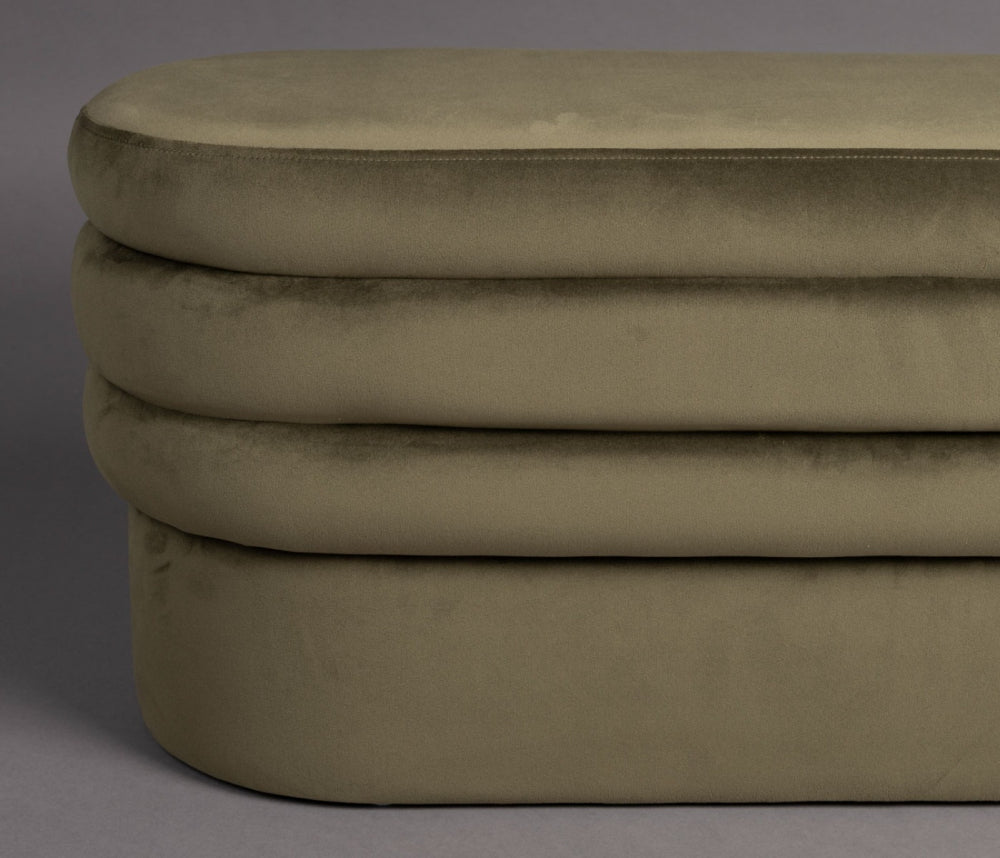 Sage Lounge Bench Fabric Detail