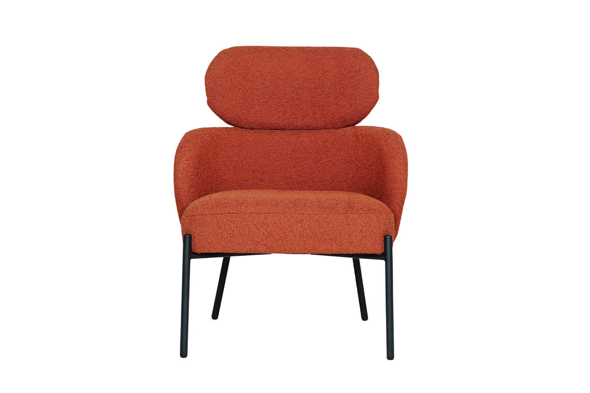 Salma Accent Chair Rust 2