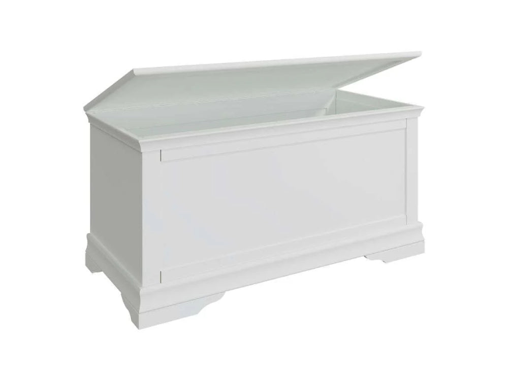 Scarlette Blanket Box White 2