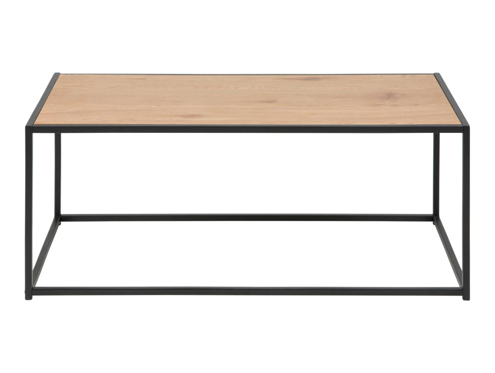 Seattle Coffee Table Oak and Black 2