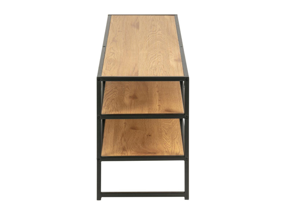 Seattle Media Unit Oak Black 4