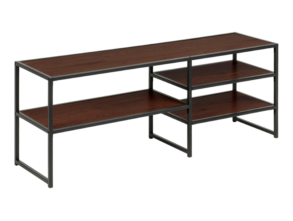 Seattle Media Unit Walnut and Black