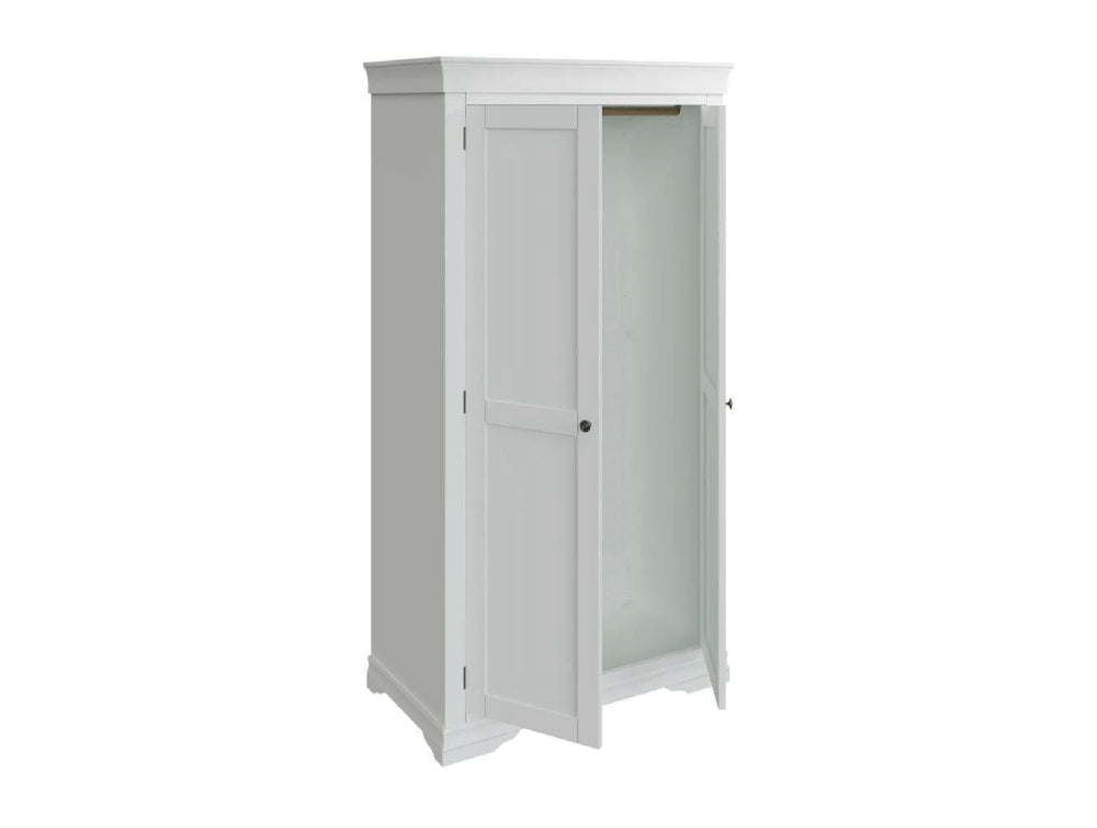 Shelby Full Hanging Wardrobe White 2