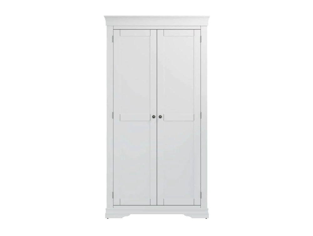 Shelby Full Hanging Wardrobe White 3