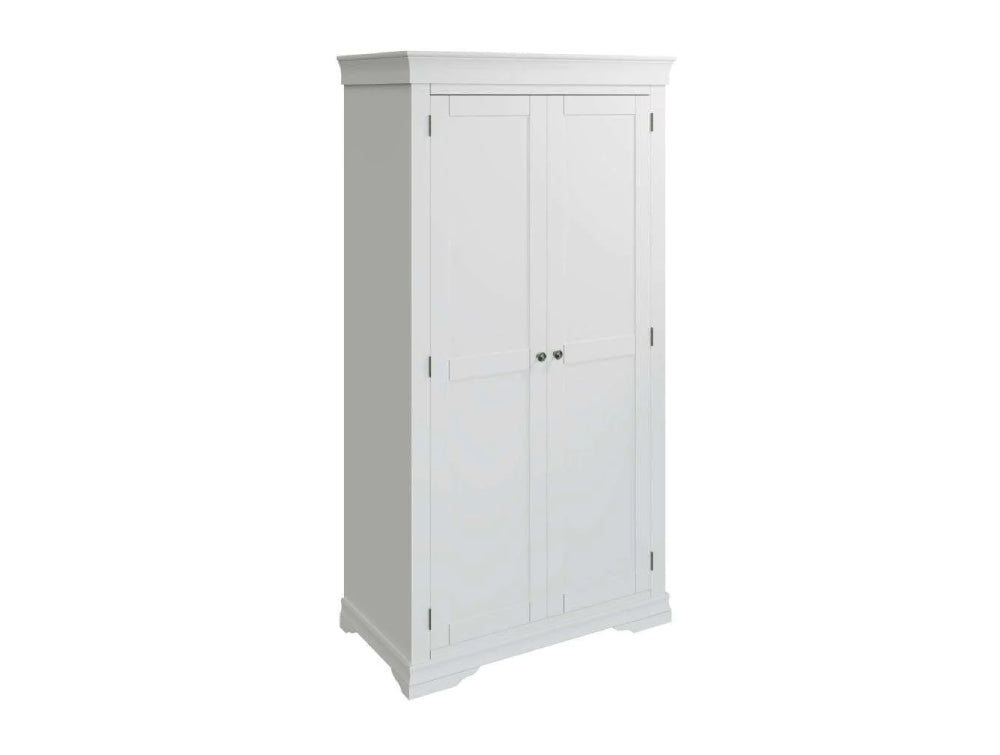 Shelby Full Hanging Wardrobe White