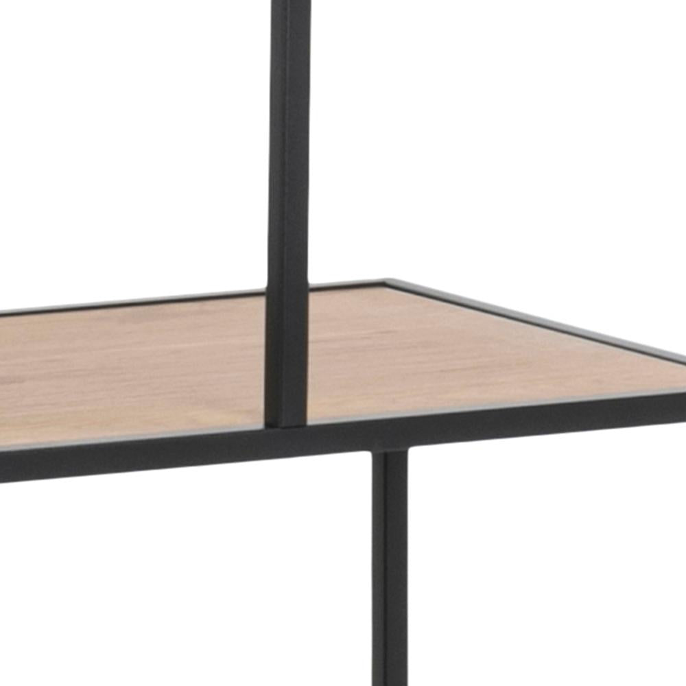 Sierra 5 Shelves Bookcase Metal Frame Detail