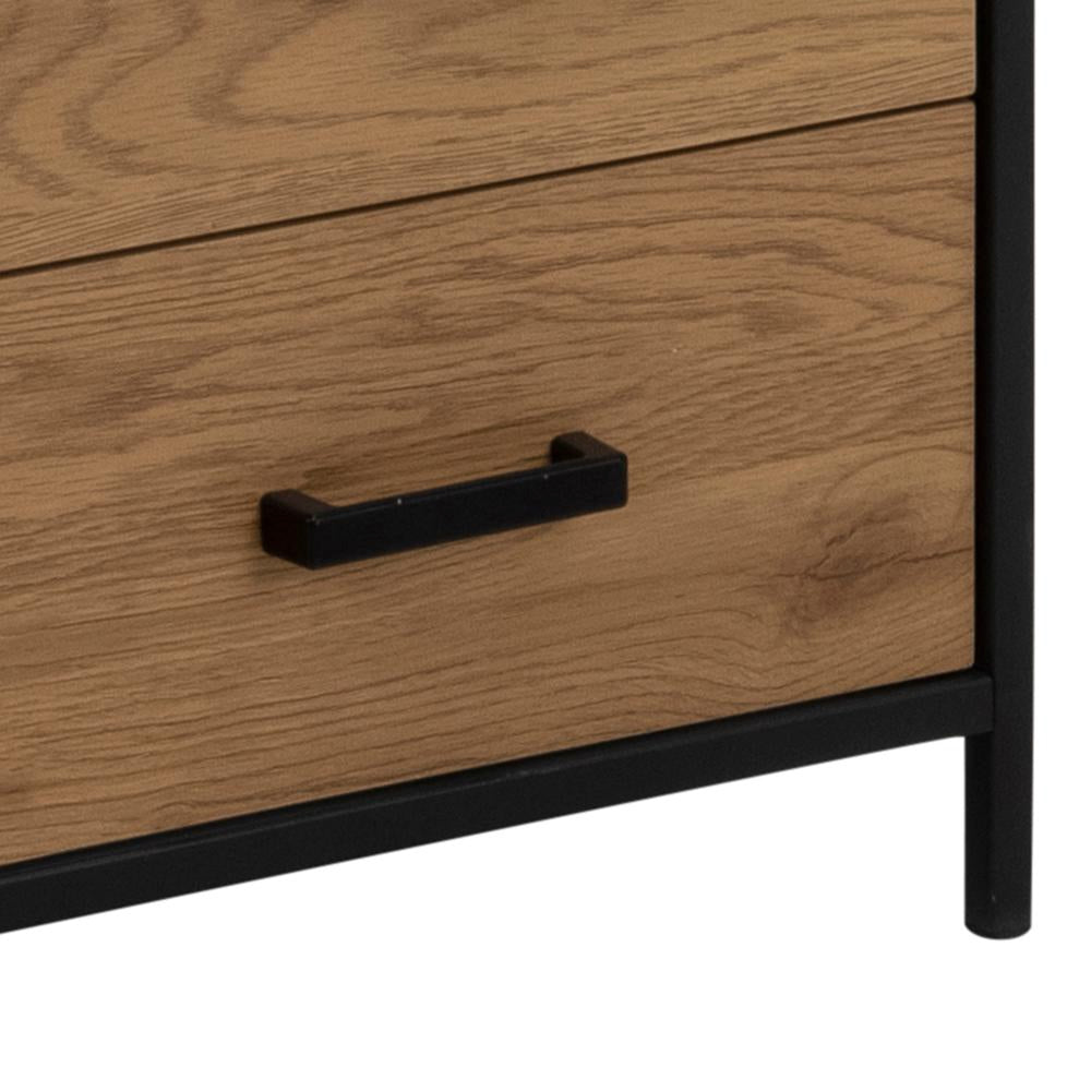 Sierra Narrow Bookcase Drawer Handle Detail