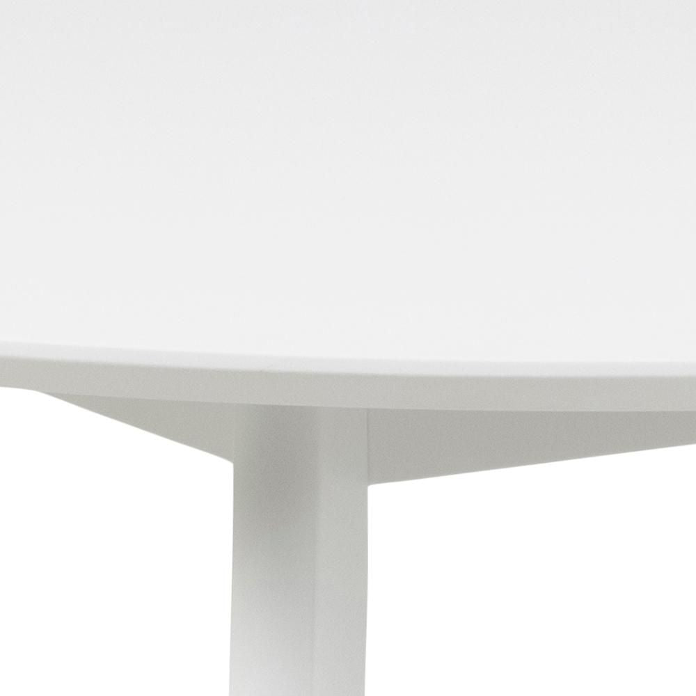 Sierra Round Dining Table White Edge Detail 2