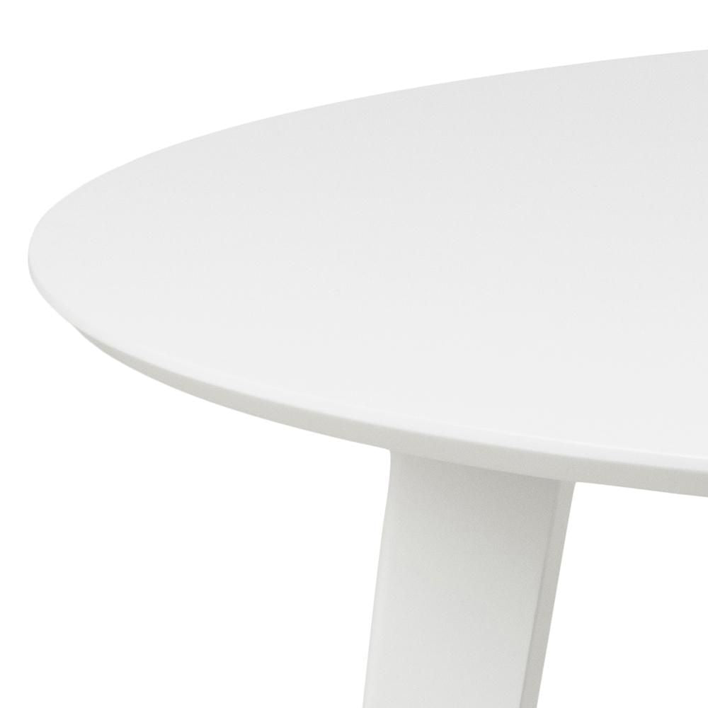 Sierra Round Dining Table White Edge Detail 3