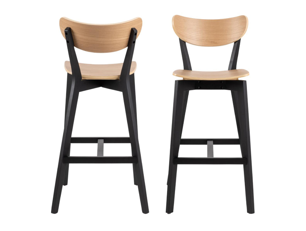 Sierra Wooden Barstool Veneer Oak 2