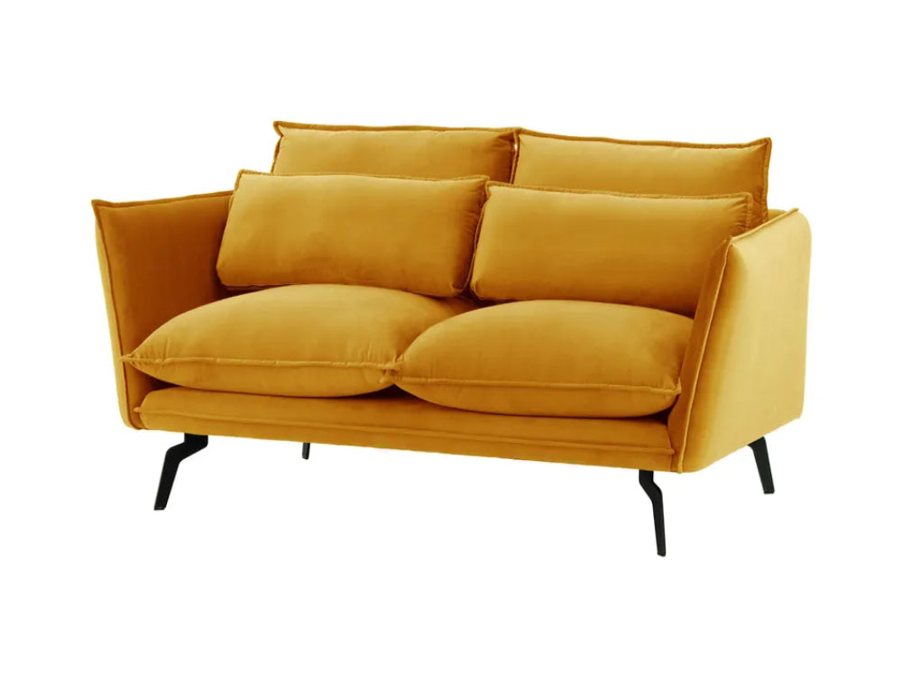 Silas 2 Seater Sofa - Mustard