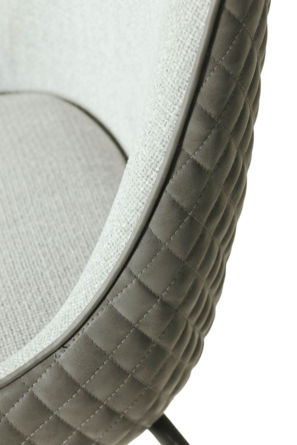 Silo Dining Chair Grey Backrest Detail 2