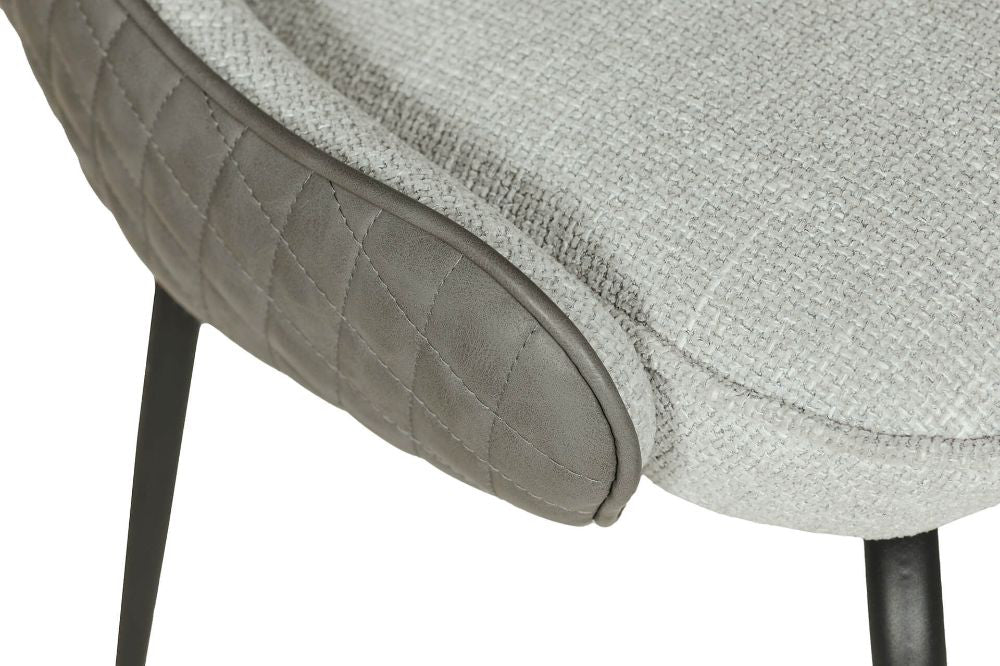 Silo Dining Chair Grey Side Detail