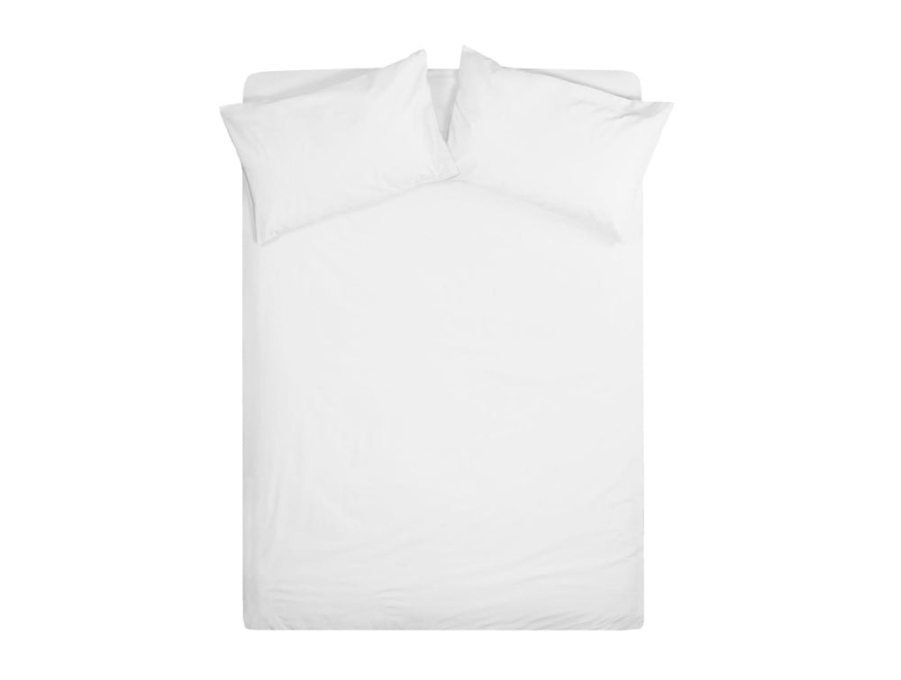 Single Duvet Cover White 180 TC