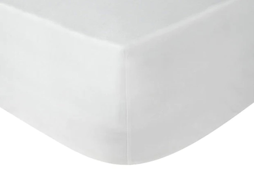 Single Fitted Sheet White 180TC 2