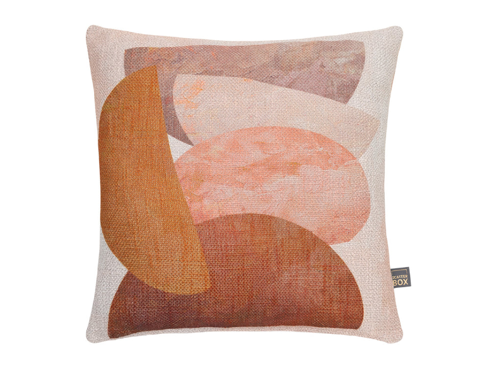 Stack Square Shaped Cushion Clay