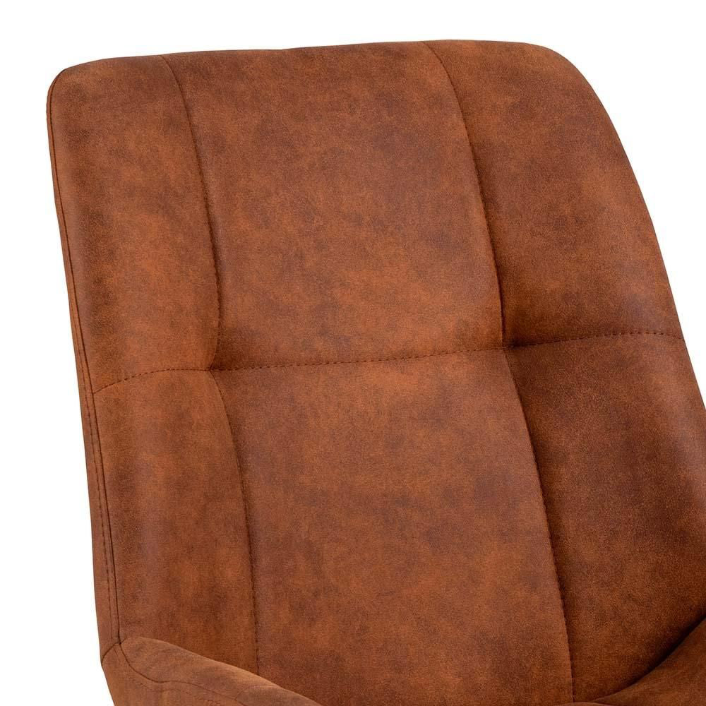 Taylor Dining Chair Camel Front Backrest Detail