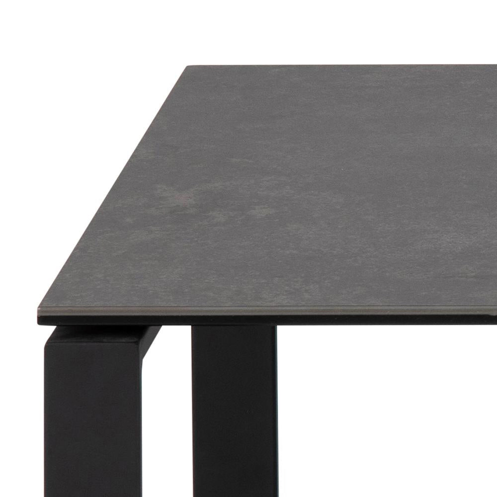 Trina Coffee Table Grey Black Top Detail 2