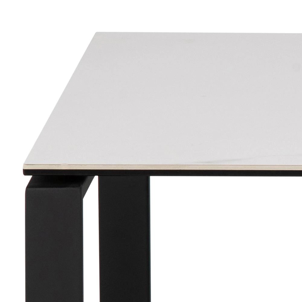 Trina Coffee Table Marble Black Top Detail