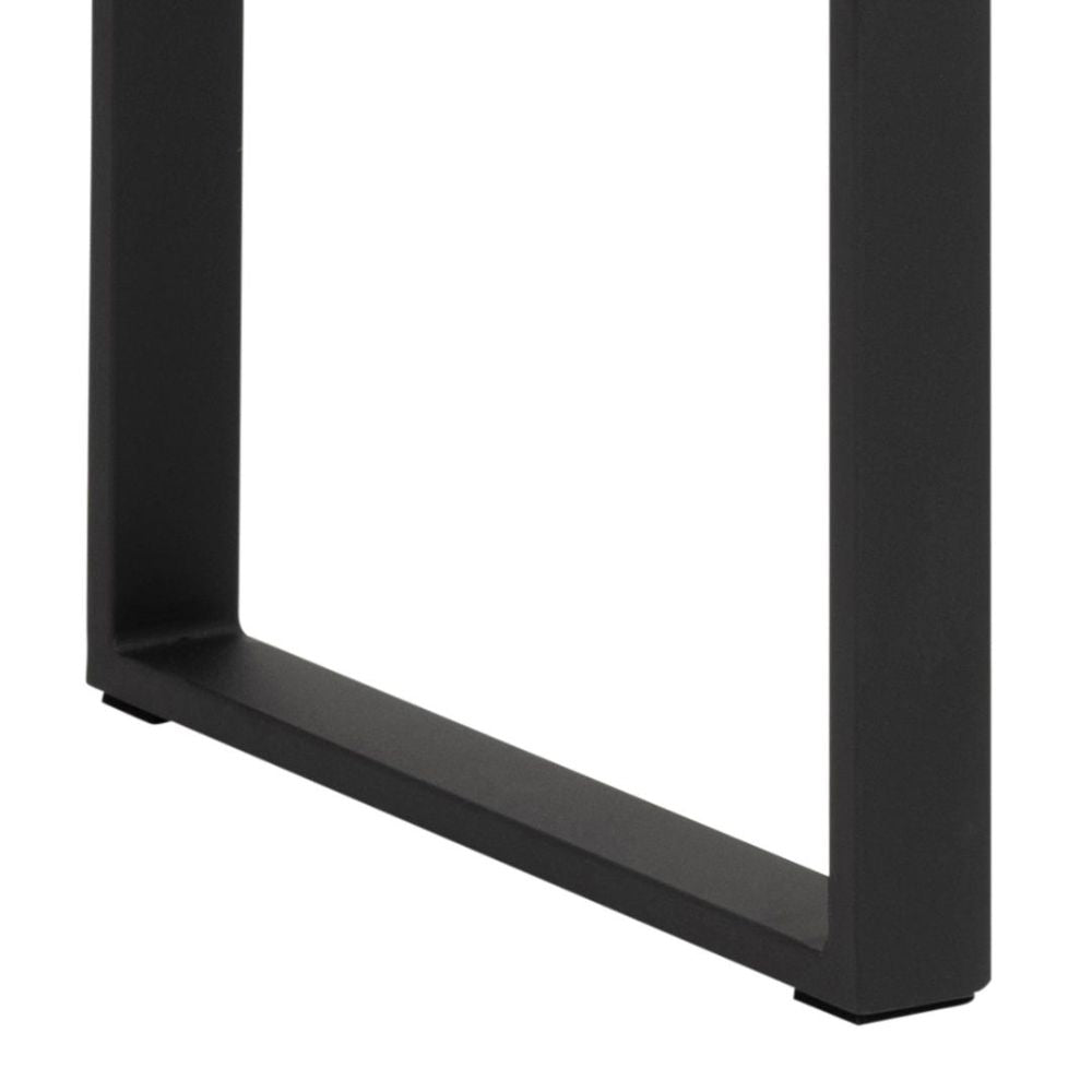 Trina Hall Table Smoked Tempered Glass Base Detail