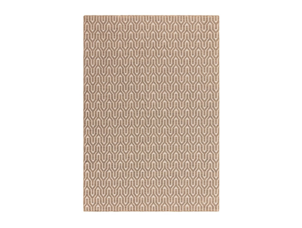 Uni Cream Lattice Rug