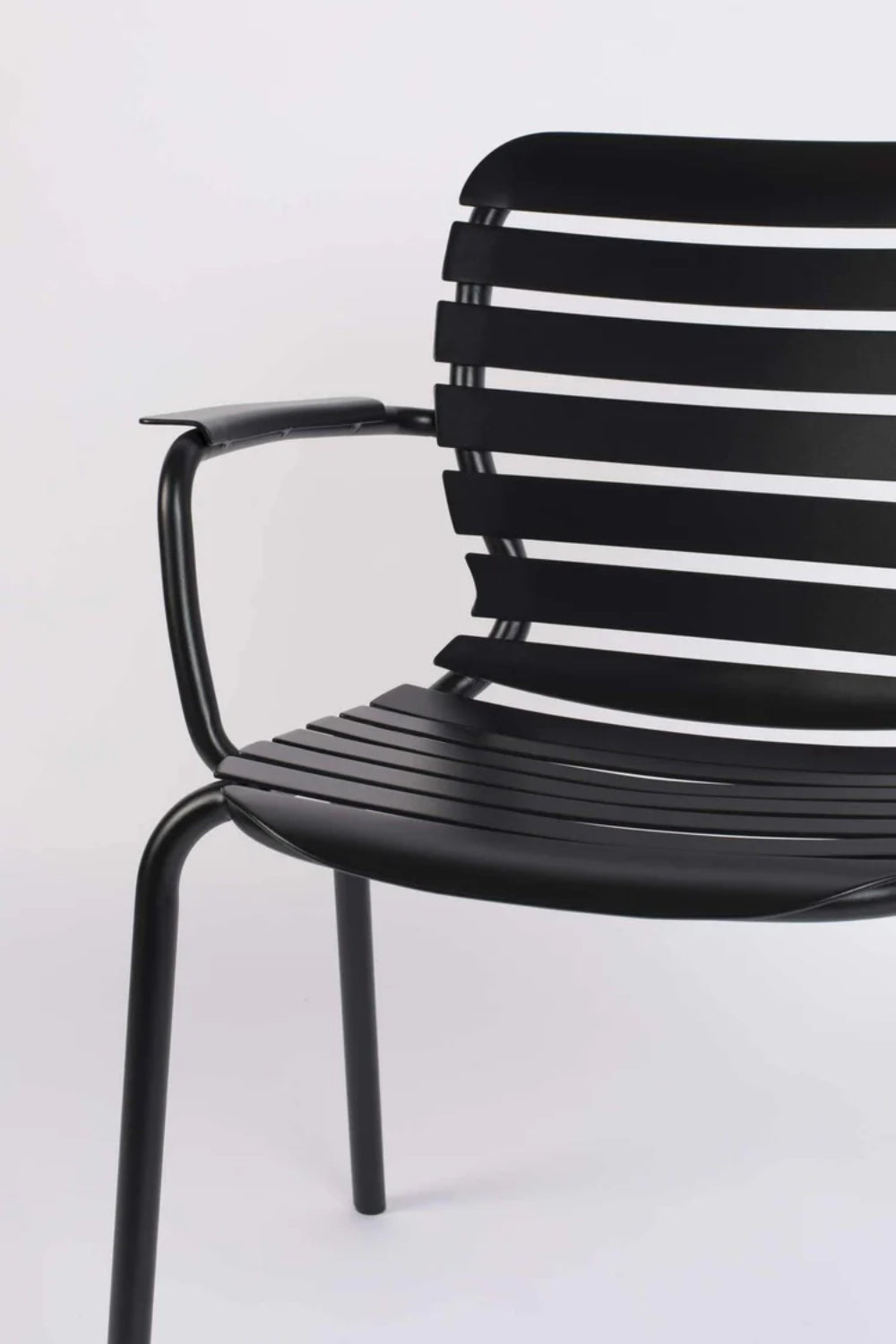 Vera Outdoor Armchair Black Armrest Detail