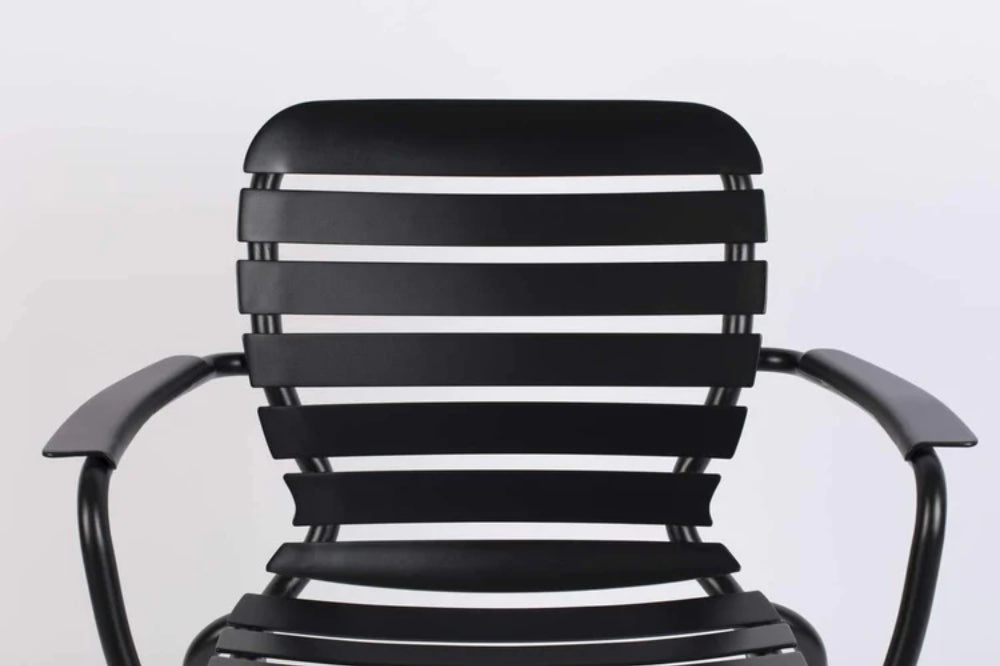 Vera Outdoor Armchair Black Backrest Detail