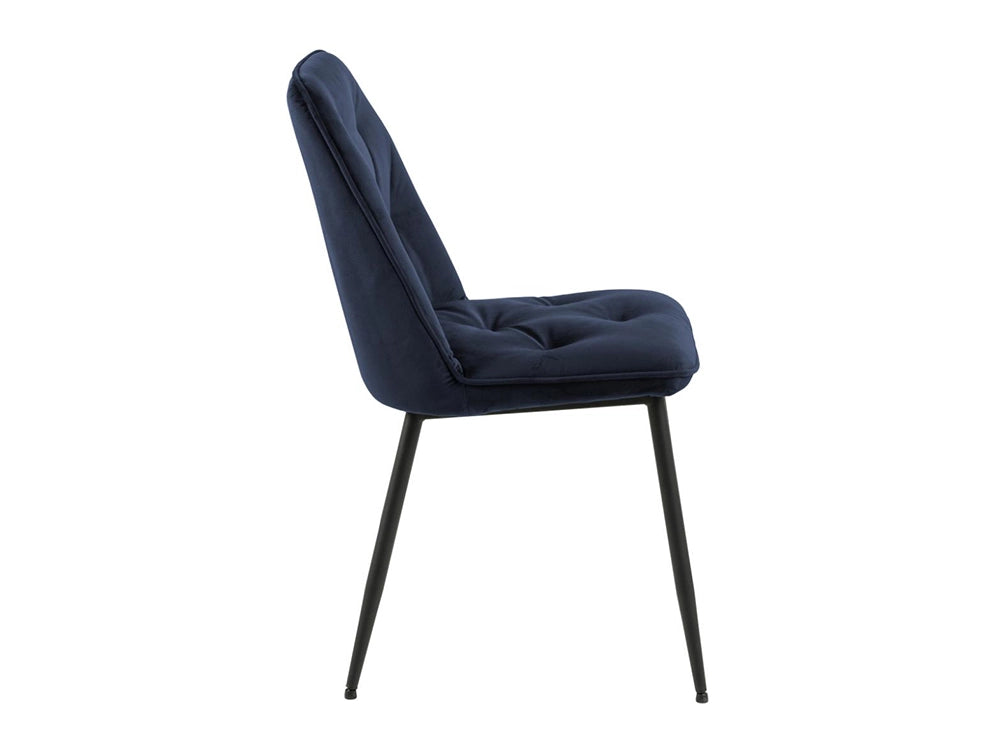Vicky Dining Chair Midnight Blue 3