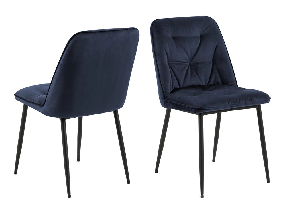 Vicky Dining Chair Midnight Blue