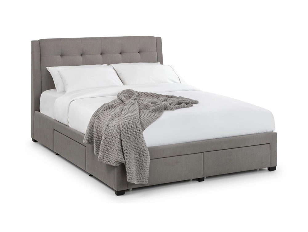 Violet 4 Drawer Bed Grey