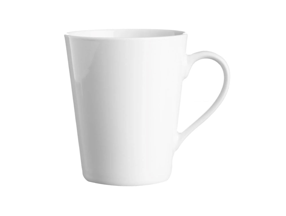 White Conical Mug