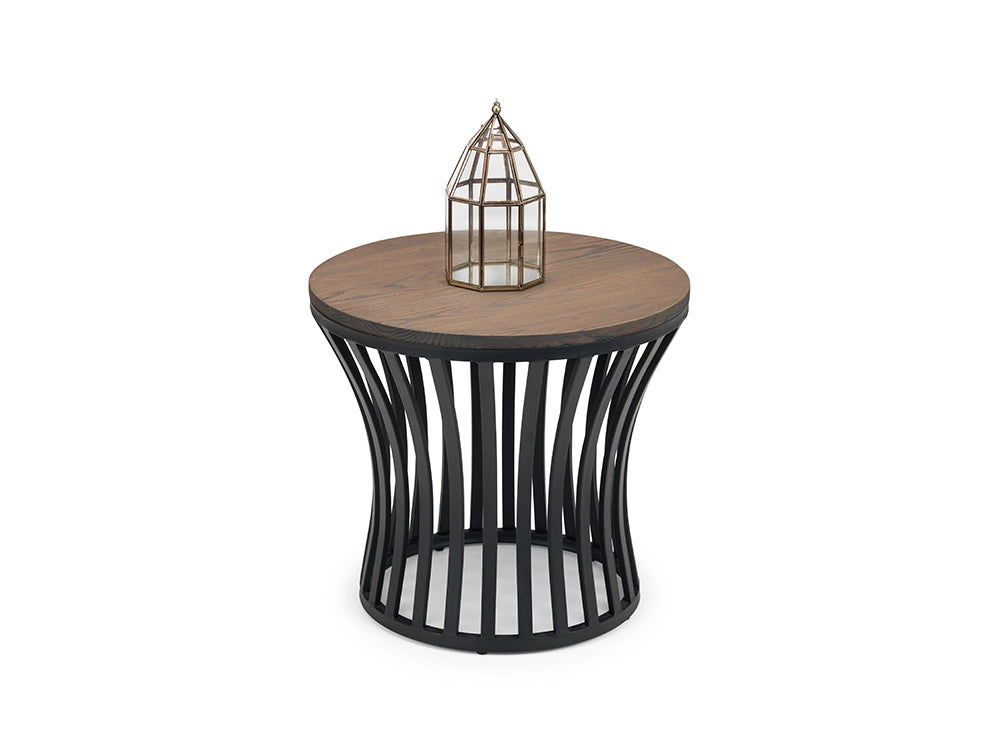York Round Lamp Table 2