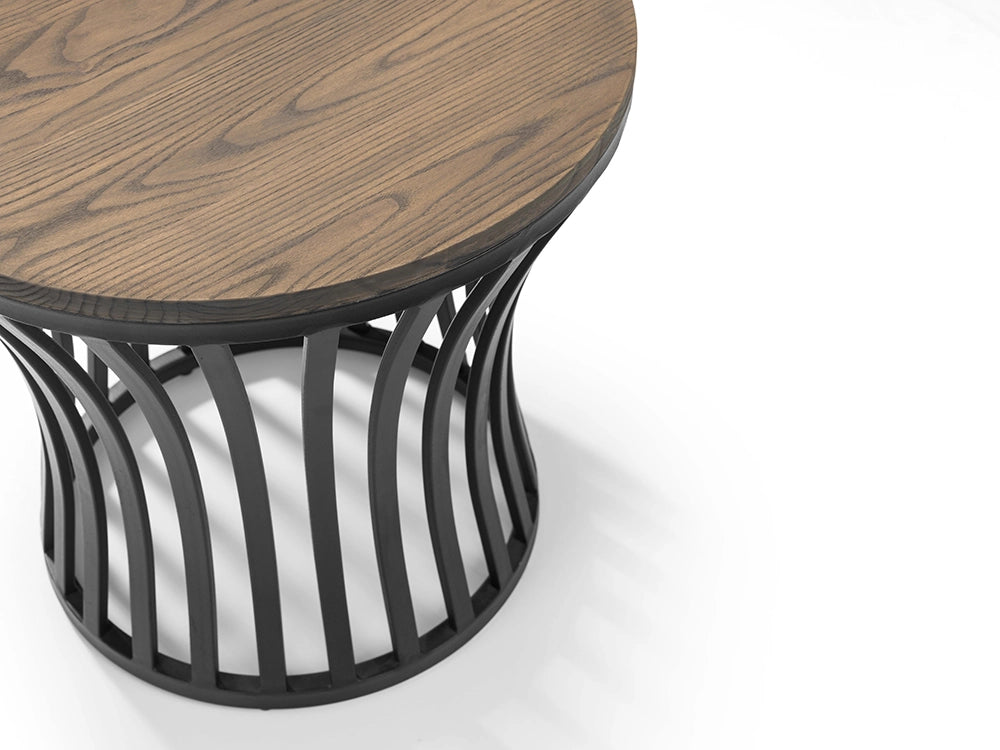 York Round Lamp Table Top Detail